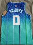 Maillot de Basket #0 Bridges Charlotte Hornets 21-22 city Bleu ave diamond logo